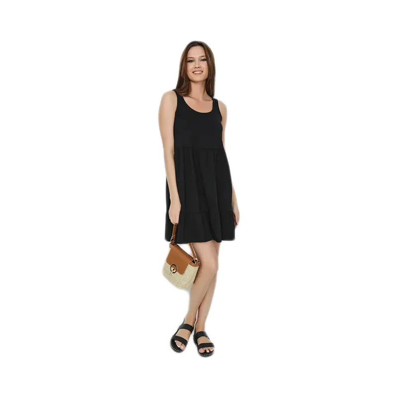 Black short dress for ladies style